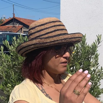 Capeline Nahara Paille Raphia Bi ton - Traclet