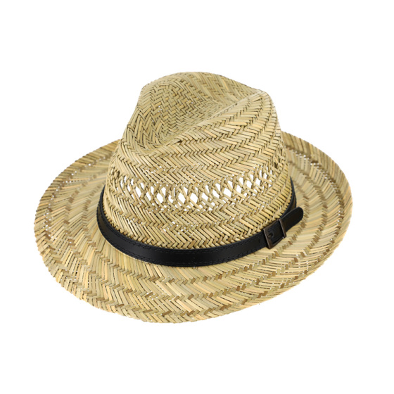 Chapeau Fedora Traun Paille Naturelle- Traclet Chapeau Fedora Traun Paille Naturelle- Traclet
