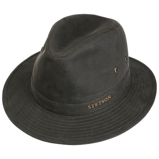 Traveller Herringbone Dordogne Hat - Stetson