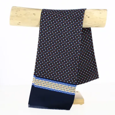 Foulard de Soie Augustine Bleu - Traclet