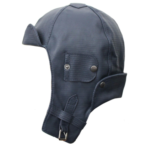 Casque Auto Sacramento Cuir Bleu - Stetson