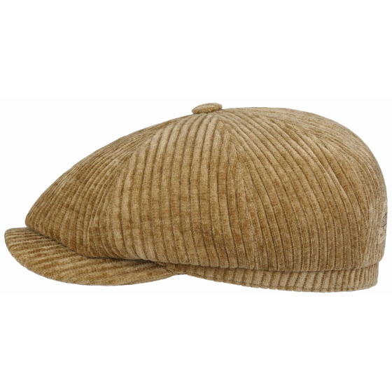 Blue Corduroy Hatteras Cap Dwayn - Stetson Blue Corduroy Hatteras Cap Dwayn - Stetson