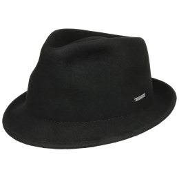 Stetson Vienna Black Felt Trilby Hat