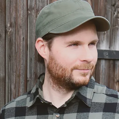 Plain military cap