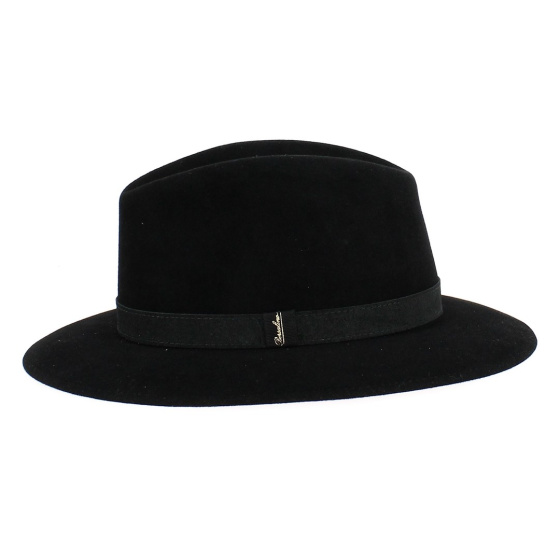 Black Rain Proof Hat - Borsalino