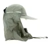 Trek cap with integrated neck cover