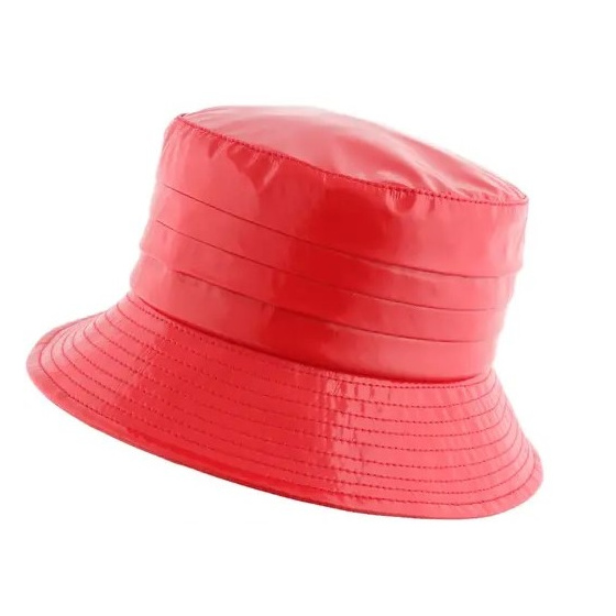 Red Alizia Rain Bucket Hat - Flechet