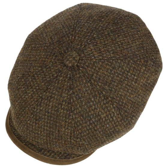 Casquette Hatteras Virgin Wool Harris Tweed - Stetson