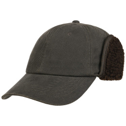 Baseball Cap Herringbone with Ear Flaps - Stetson