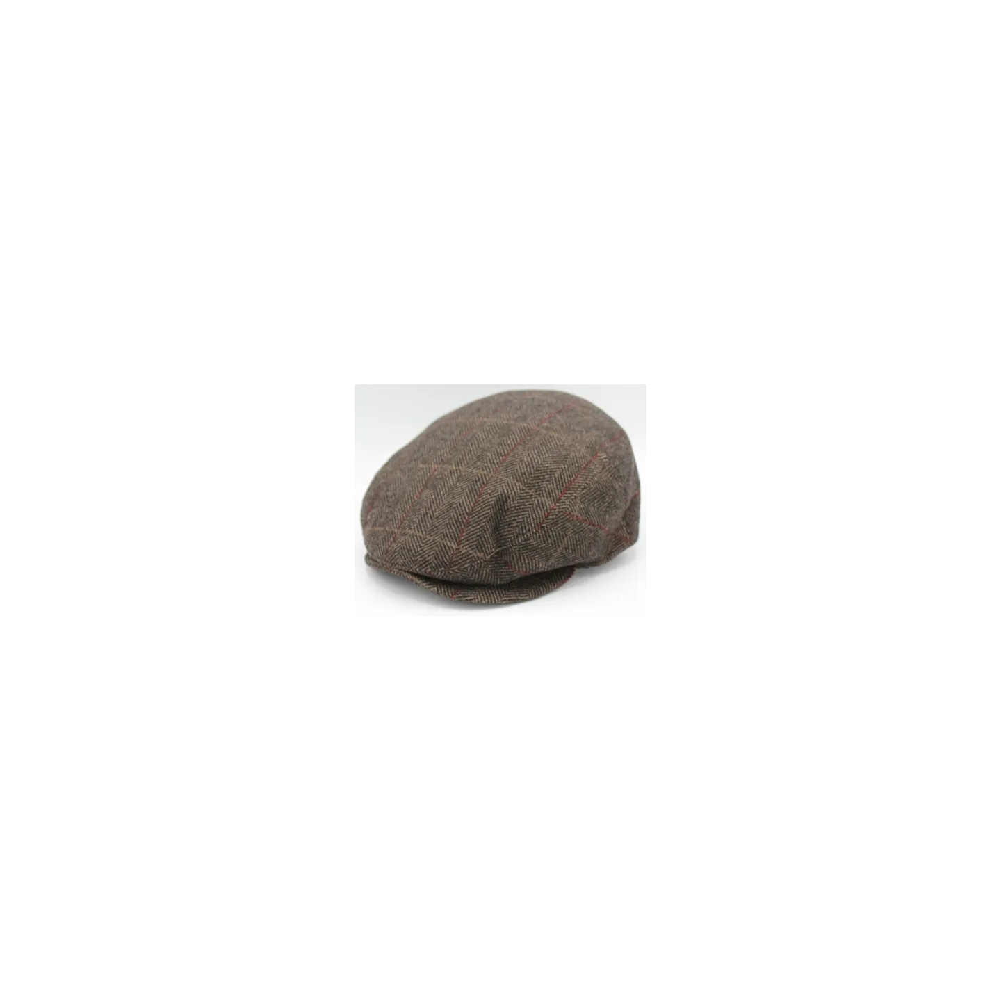 Brown Wool Piero Flat Cap - Traclet Reference: 20532 Traclet hat shop