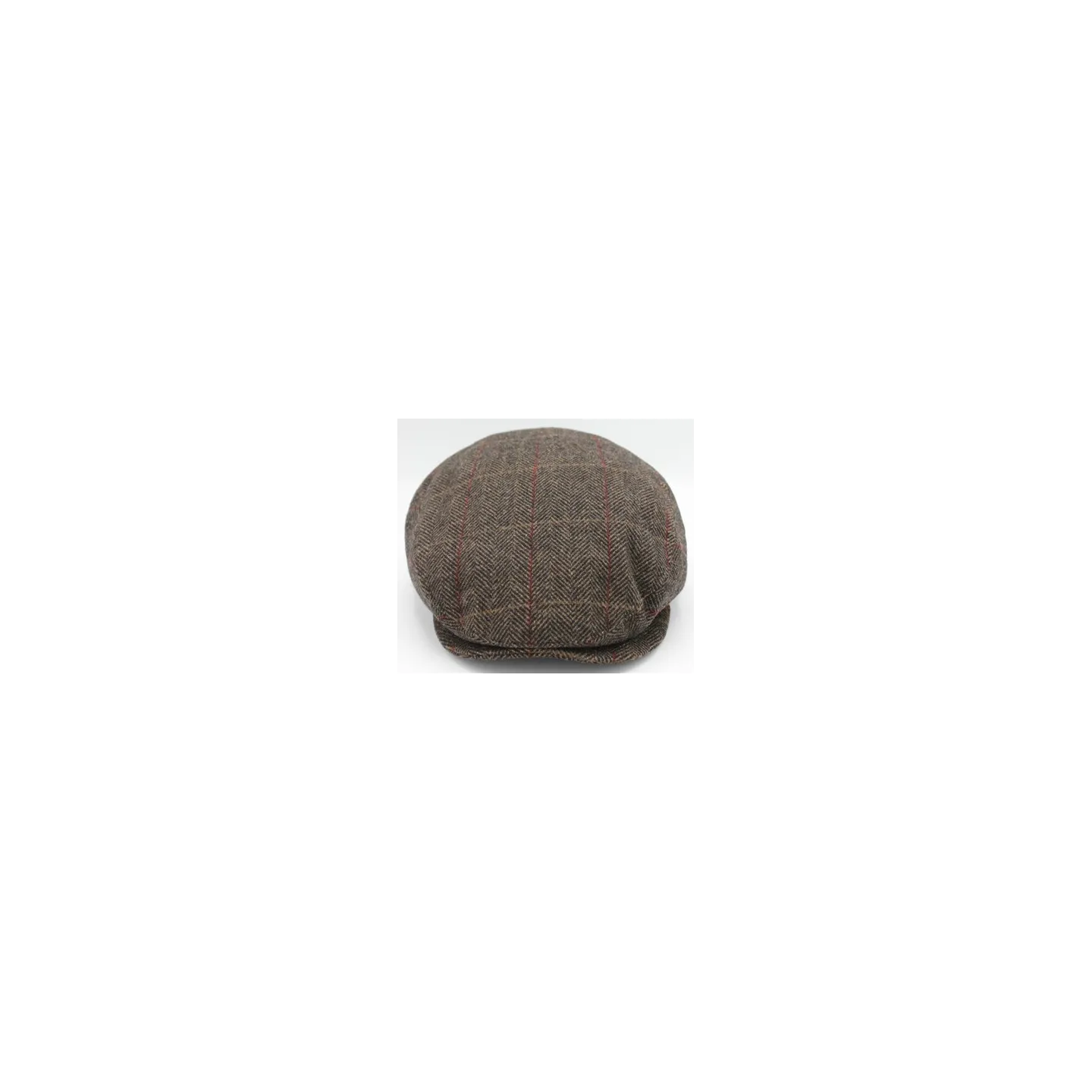 Brown Wool Piero Flat Cap - Traclet Reference: 20532 Traclet hat shop