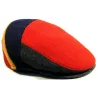 Velvo Patchwork Multicolor Wool Flat Cap - Traclet