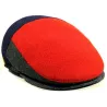 Velvo Patchwork Multicolor Wool Flat Cap - Traclet