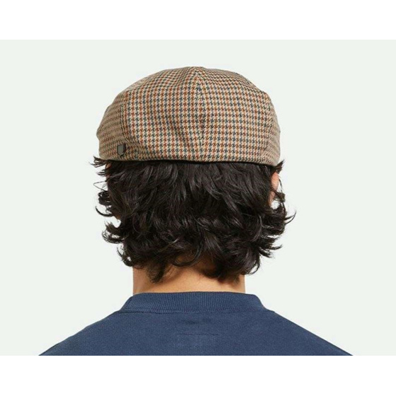 Casquette Brood Newsboy à Carreaux Sand - Brixton Casquette Brood Newsboy à Carreaux Sand - Brixton