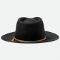 Brown Felt Dayton Traveler Hat - Brixton