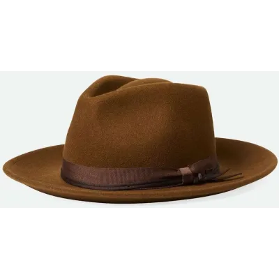 Chapeau Traveller Dayton Marron Feutre - Brixton Reference : 20551| Chapellerie Traclet