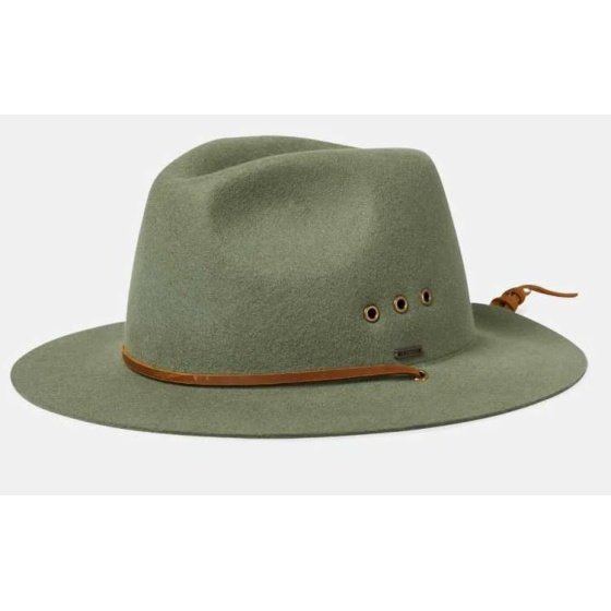 Traveller Hat Wesley Felt GUARD Light Moss - Brixton