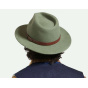Green Wool Felt Fedora Hat Messer - Brixton