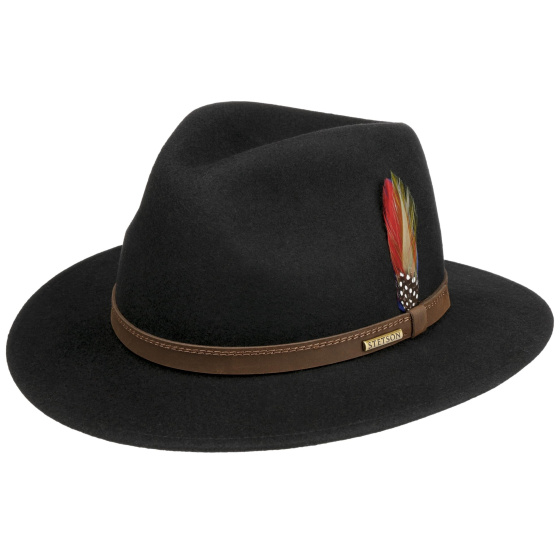 Ashton Woolfelt Black Hat - Stetson