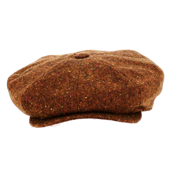 Irish Galway Newsboy Cap - Rust - Traclet