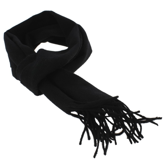 Écharpe Laine Manoe Noire - Traclet