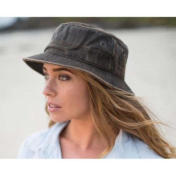 Washed Cotton Bucket Hat - Conner