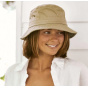 Beige Cotton Bucket Hat UPF 50+ - Conner Hats