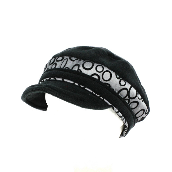 Bubble fleece newsboy cap made in France - Traclet