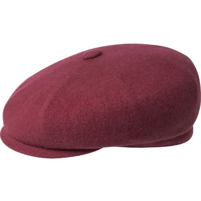 Wool Hawker Beret Cap Wine Red - Kangol Reference: 20572| Traclet Hat Shop