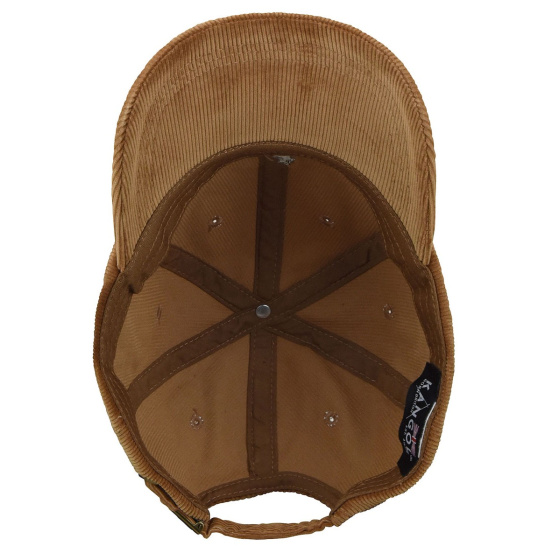 Casquette Strapback Cord Coton Camel - Kangol Casquette Strapback Cord Coton Camel - Kangol