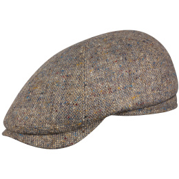 Portland Tweed Wool Beige Cap - Gottmann