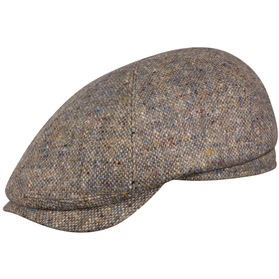 Casquette Portland Tweed Laine Beige - Gottmann