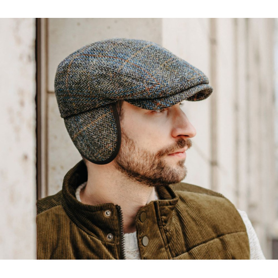 Barkley Harris Tweed Ear Flaps Wool Cap - Göttmann