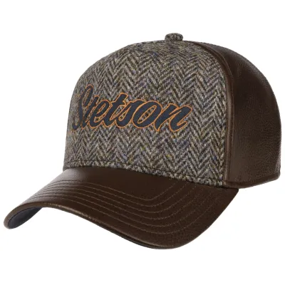 Casquette Lamb Nappa Harris Tweed - Stetson