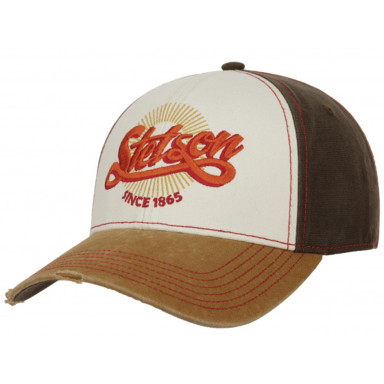 Mountain Baseball Cap Cotton Brown - Stetson