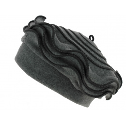 Women's Tavira Fleece Hat Black & Mustard - Traclet