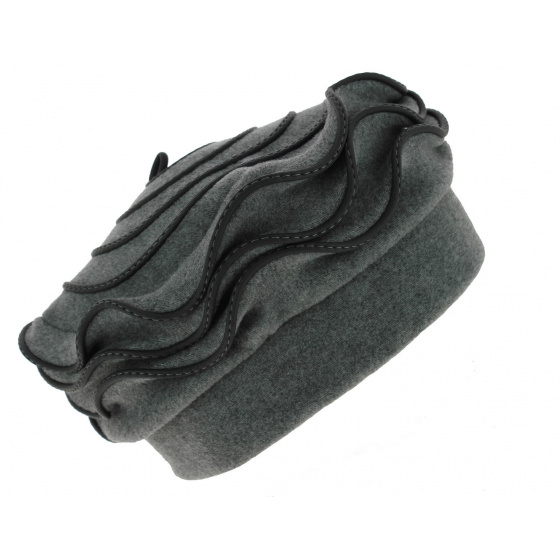 Women's Tavira Fleece Hat Black & Mustard - Traclet Women's Tavira Fleece Hat Black & Mustard - Traclet