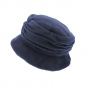 Chapeau Tavira Polaire Femme Noir & Moutarde - Traclet