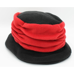 Tavira Polar Women's Hat Black & Red - Traclet