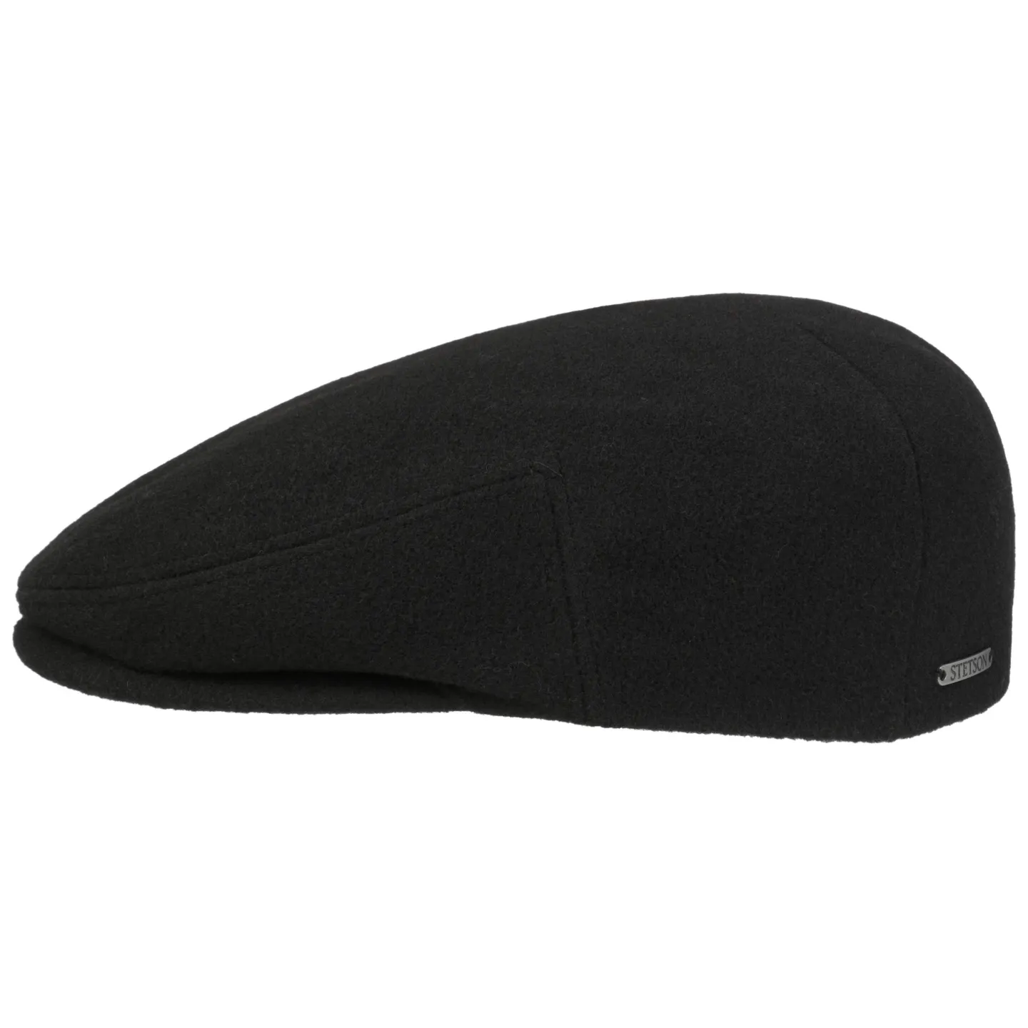 Casquette kent Cache Oreille Noir - Stetson Reference : 20611| Chapellerie Traclet
