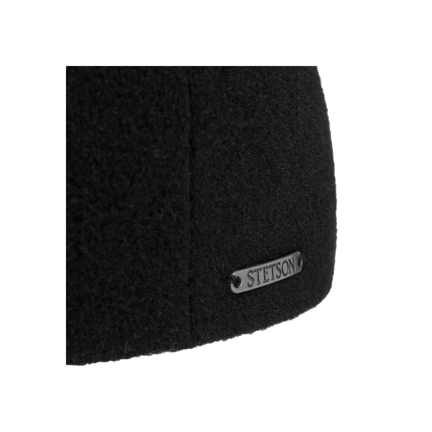 Casquette kent Cache Oreille Noir - Stetson Reference : 20611| Chapellerie Traclet