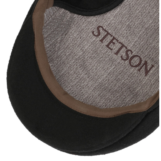 Casquette kent Cache Oreille Noir - Stetson