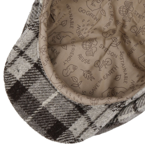 Hatteras Gleenwood Harris Tweed Cap - Stetson