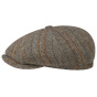 Stetson Fresno Herringbone Virgin Wool Hatteras Cap