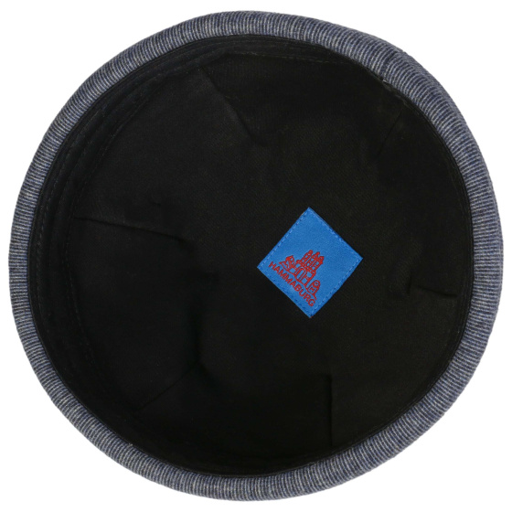 Bonnet Docker Rostock Coton Marinière Gris - Hammaburg Bonnet Docker Rostock Coton Marinière Gris - Hammaburg