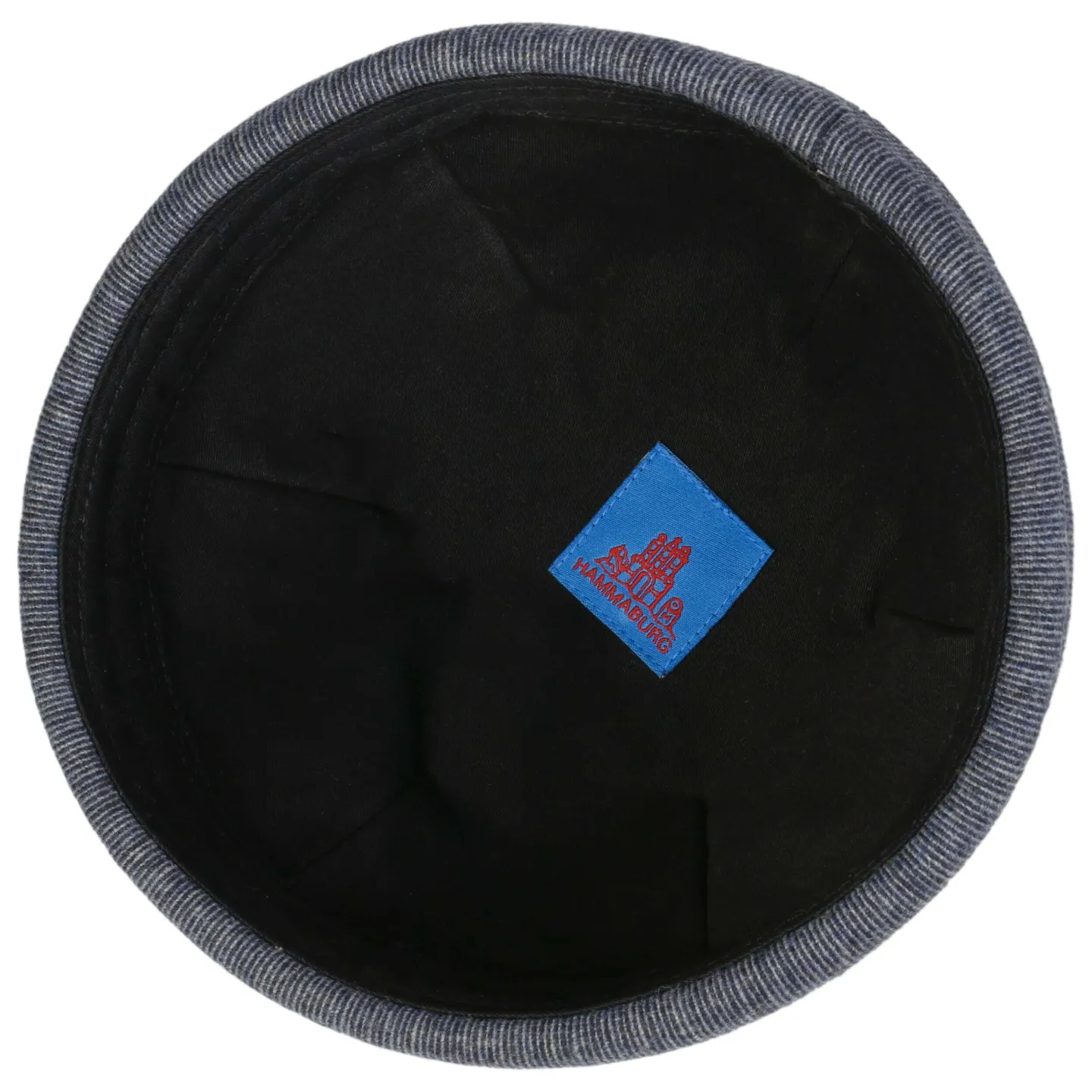Bonnet Docker Rostock Coton Marinière Gris - Hammaburg   Reference : 20624| Chapellerie Traclet