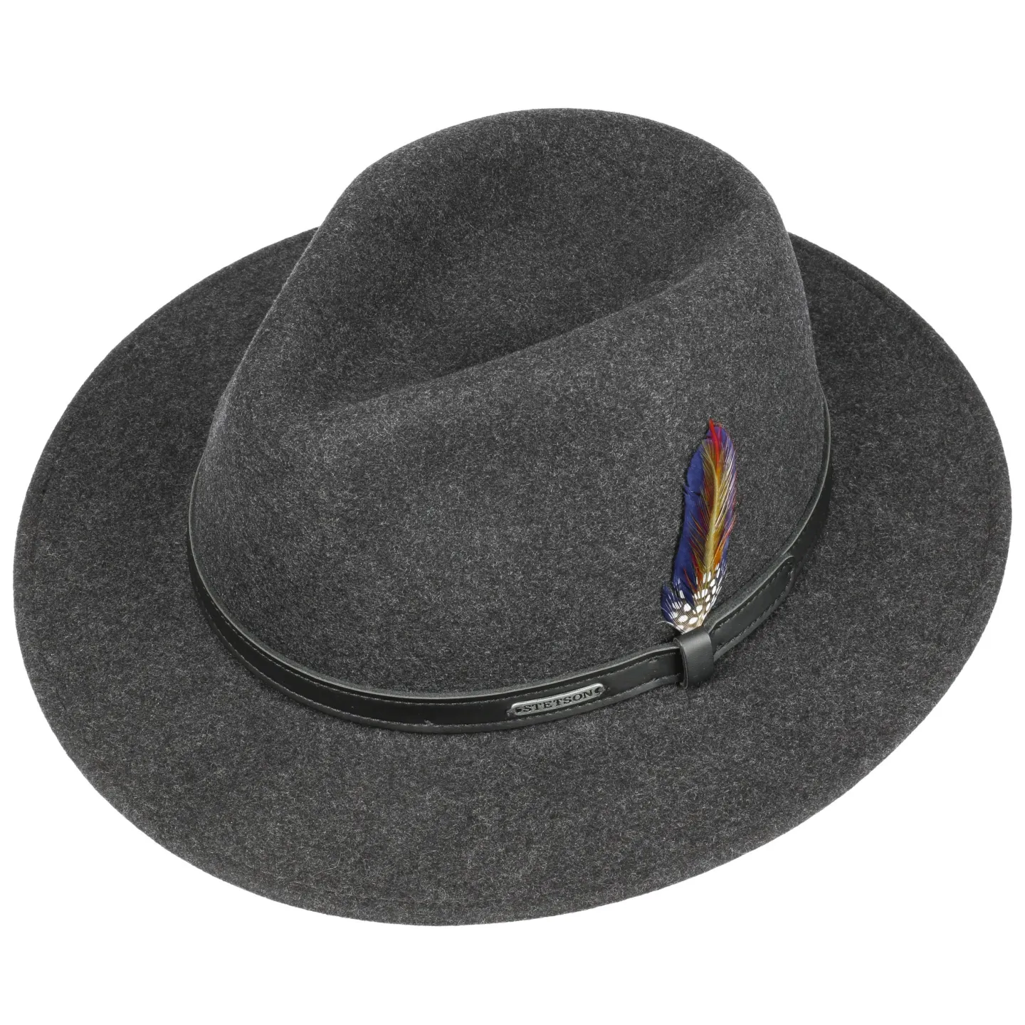 Powell Woolfelt Anthracite Hat - Stetson Reference: 6401 | Traclet Hat Shop