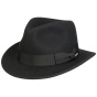Louisville Wool & Cashmere Black Traveler Hat - Stetson