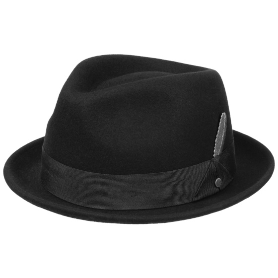 Valema Player Hat Black Felt - Stetson