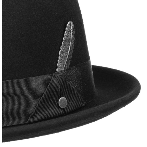 Valema Player Hat Black Felt - Stetson